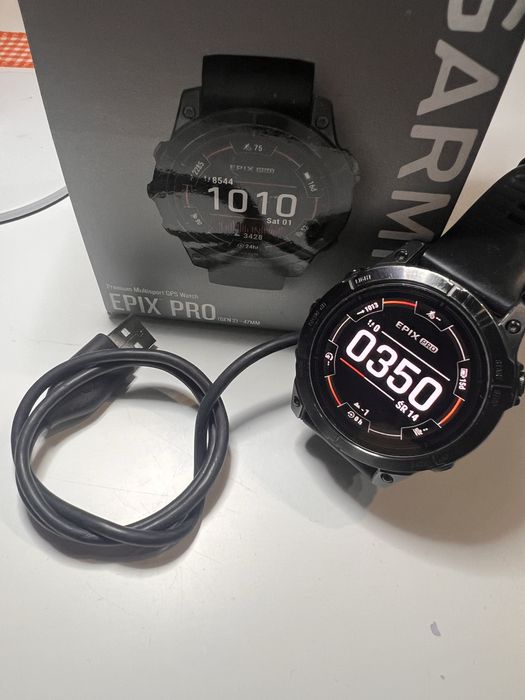 Garmin epix pro 47mm,komplet