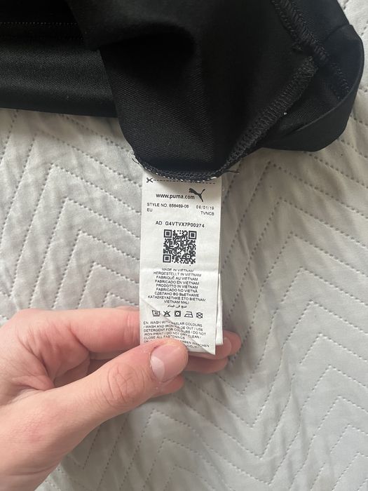 Кофта Puma teamGOAL 1/4 Zip Top Junior - чорна