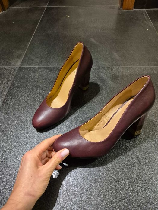 Czółenka damskie Kordel skóra  rozm.40