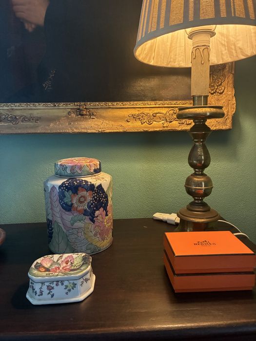 Pote e Saleiro Chineses Folha de Tabaco