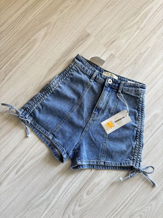 Spodenki jeansowe wysoki stan