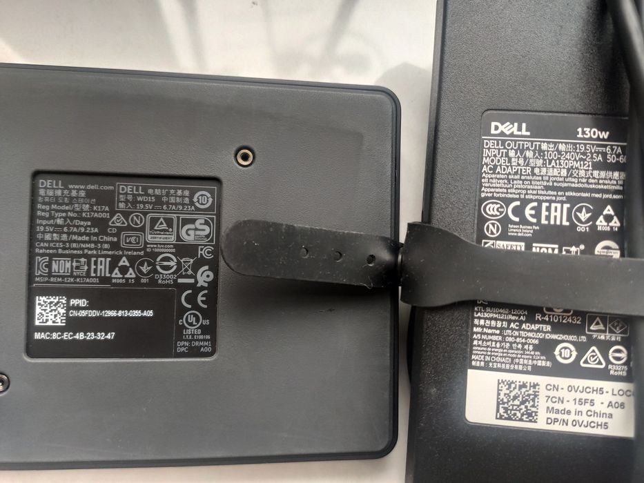 Док станція USB C  Dell WD 15