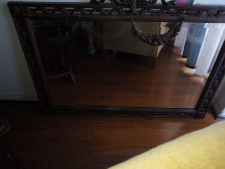 Espelho cristal, antigo