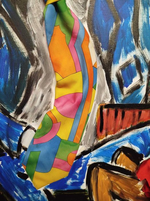 Quadro pintura a óleo FLIRT 100cms x 80 cms