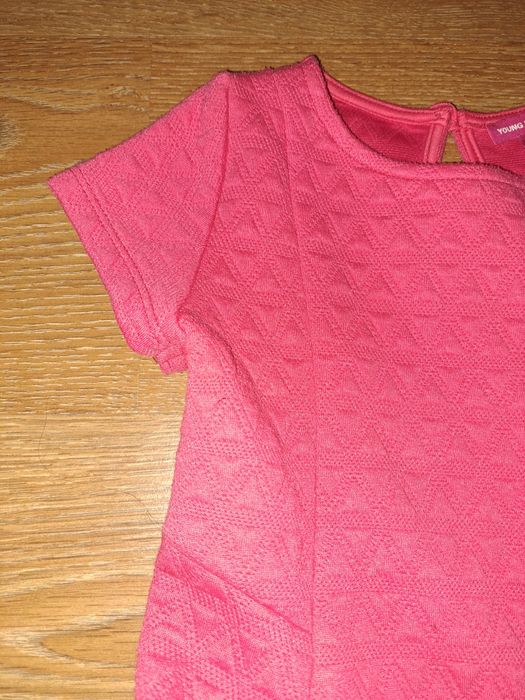 Sukienka krótki rękaw rozm. 104