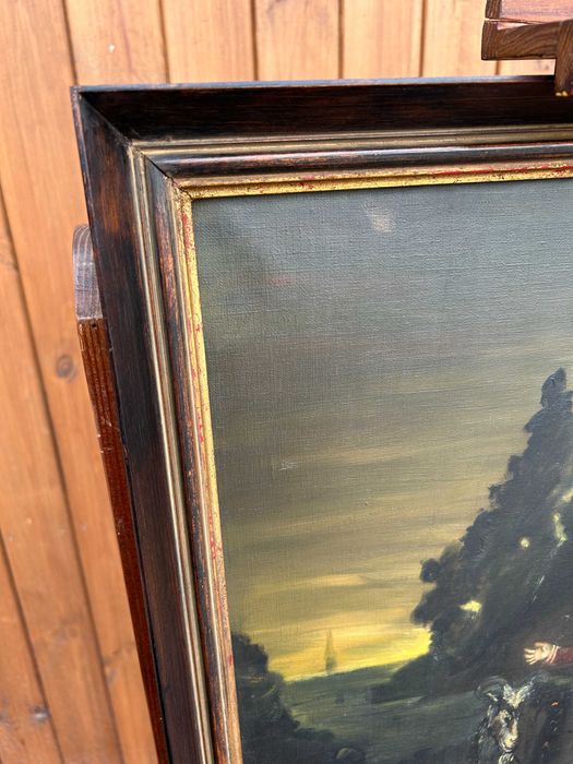 Obraz z dziećmi i koniem #9010 Stylowy Węgrów