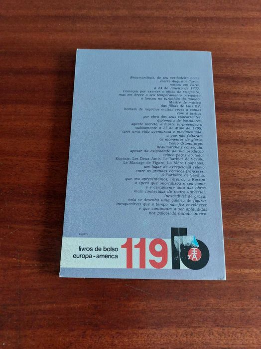 Livro O Barbeiro de Sevilha - Beaumarchais