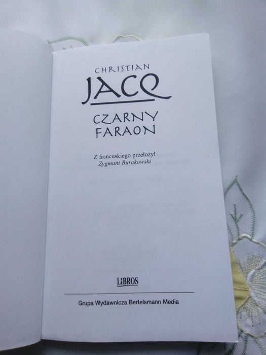 Czarny Faraon Christian Jacq
