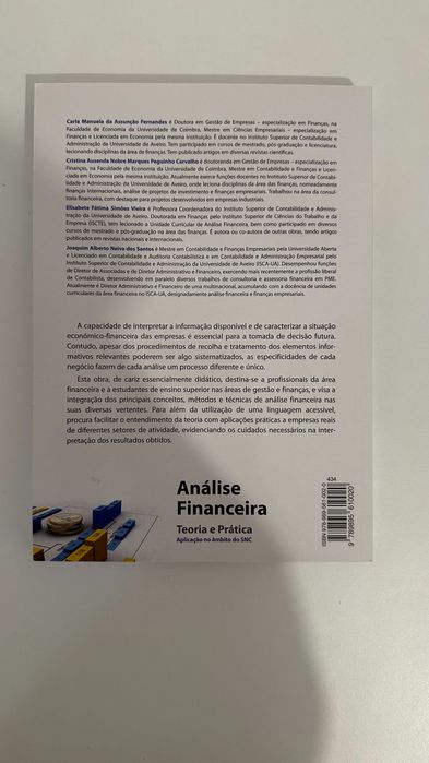 Análise Financeira - Teoria e Prática - Aplicação no âmbito do SNC