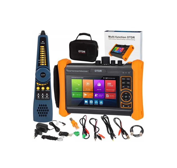 Reflektomierz Optyczny Tester CCTV Kamer TVI CVI POE ONVIF + Akcesoria