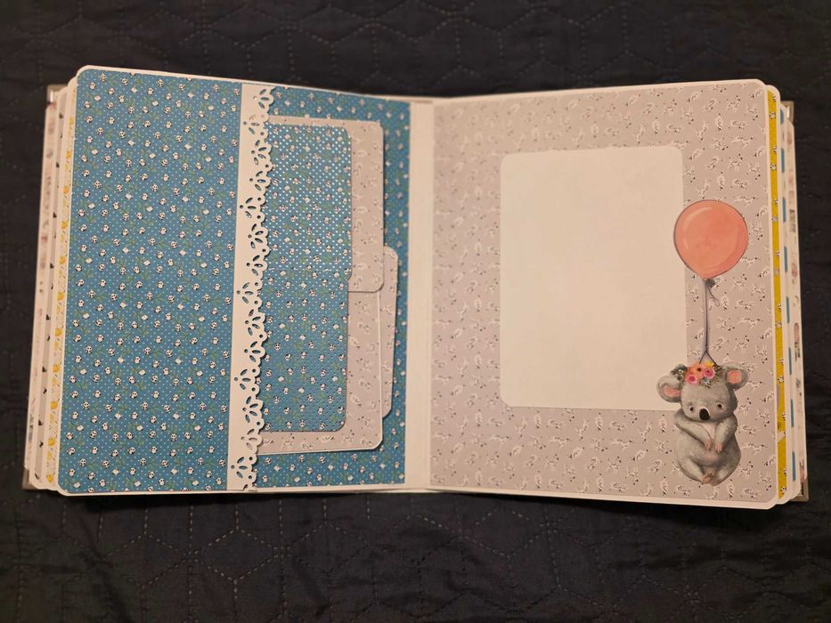 Album na zdjęcia ręcznie robiony, scrapbooking, dla dzieci