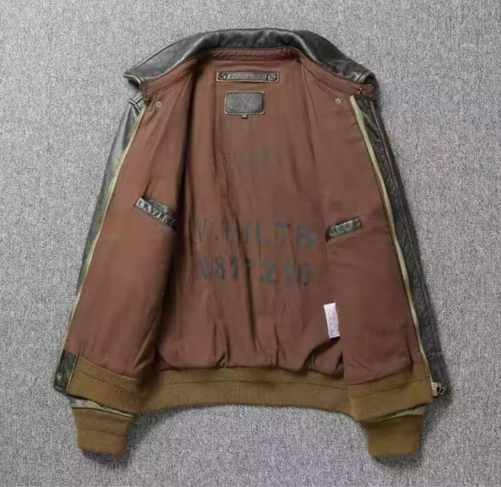 Męska kurtka skórzana bomberka skóra naturalna bomber sportowa