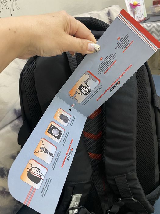 Рюкзак чорний Safari