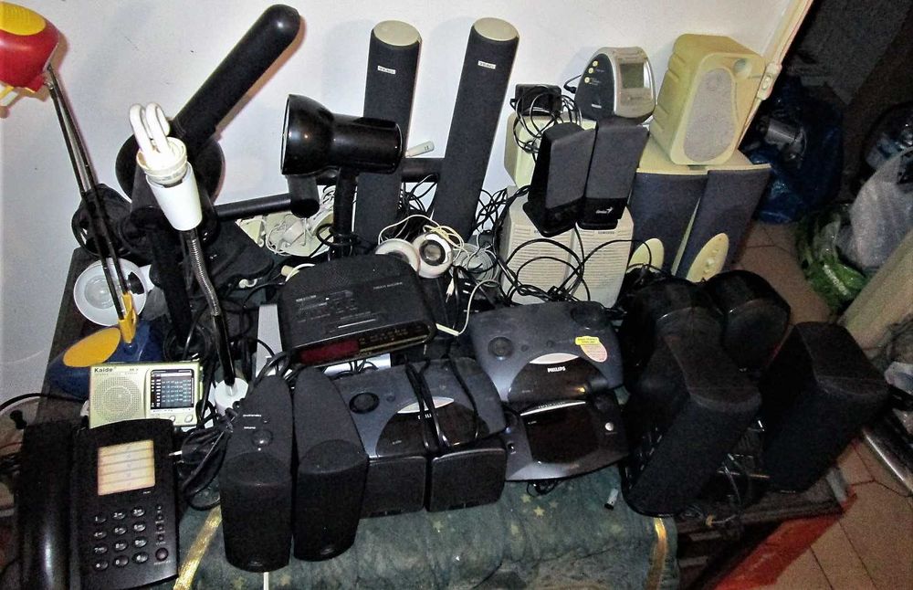 kit colunas 5.1 com subwoofer