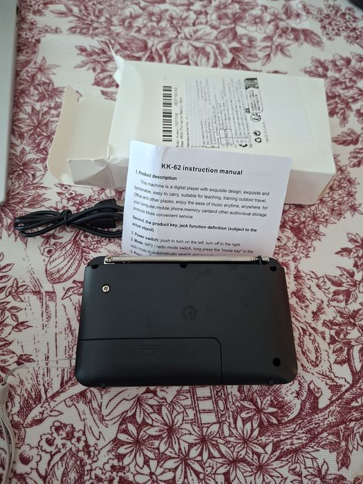 Rádio AM/FM carregar USB