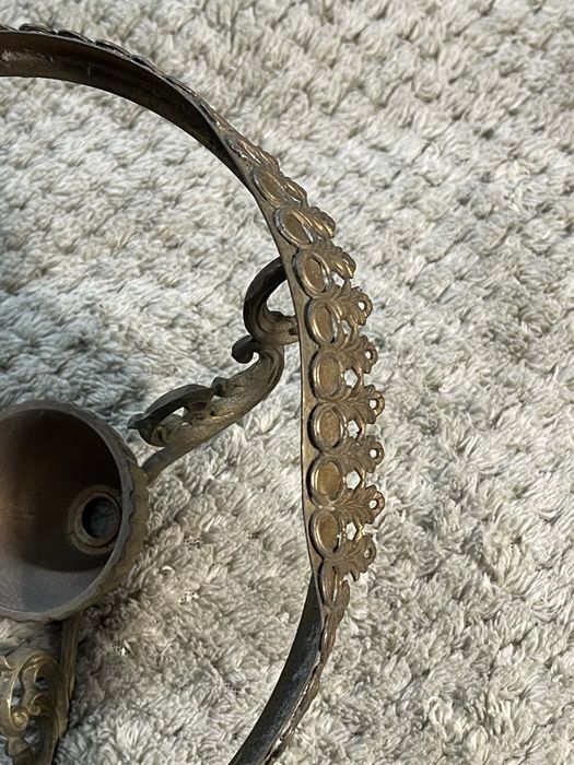 Conjunto 2 bases bases de candeeiro em latão