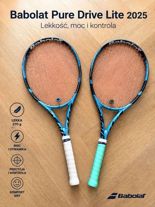 2x Rakieta tenisowa Babolat Pure Drive Lite 270 gram (model 2025)  - zestaw