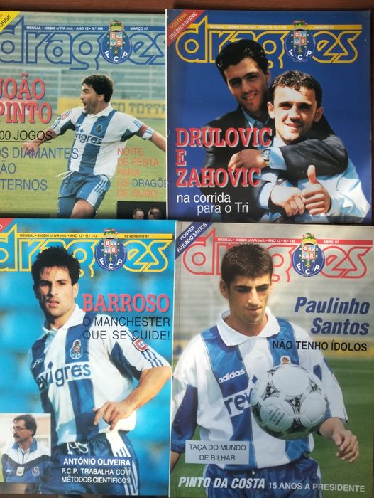Antigas Revistas Dragões FC Porto