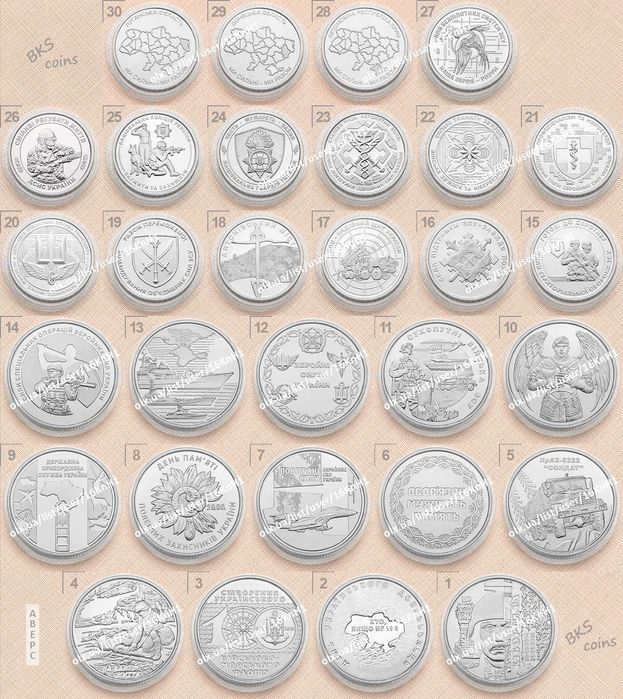 Національна поліція України. НБУ монета 10 гривень