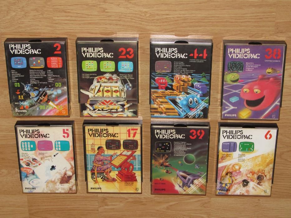 Philips Videopac: Consola dos anos 80, varios jogos