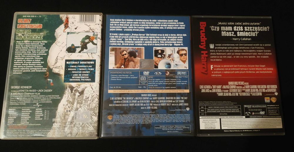Brudny Harry - Akcja na Eigerze Clint Eastwood Dvd