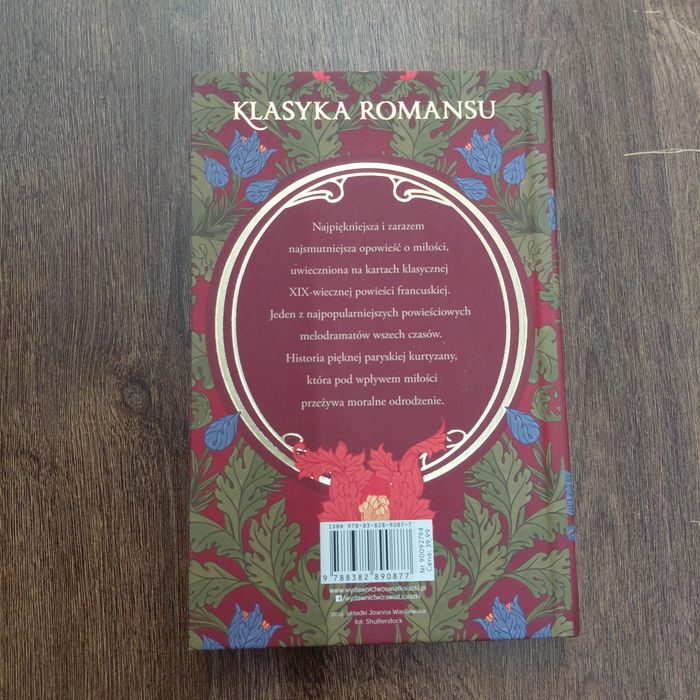 Dama Kameliowa Aleksander Dumas okladka twarda