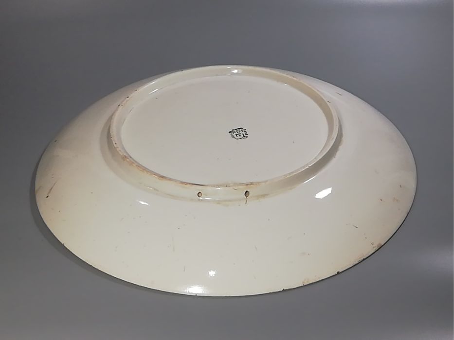 Авторское блюдо «МИХАИЛ ЛЕРМОНТОВ» 1941 год Буды фарфор СССР Редкость!