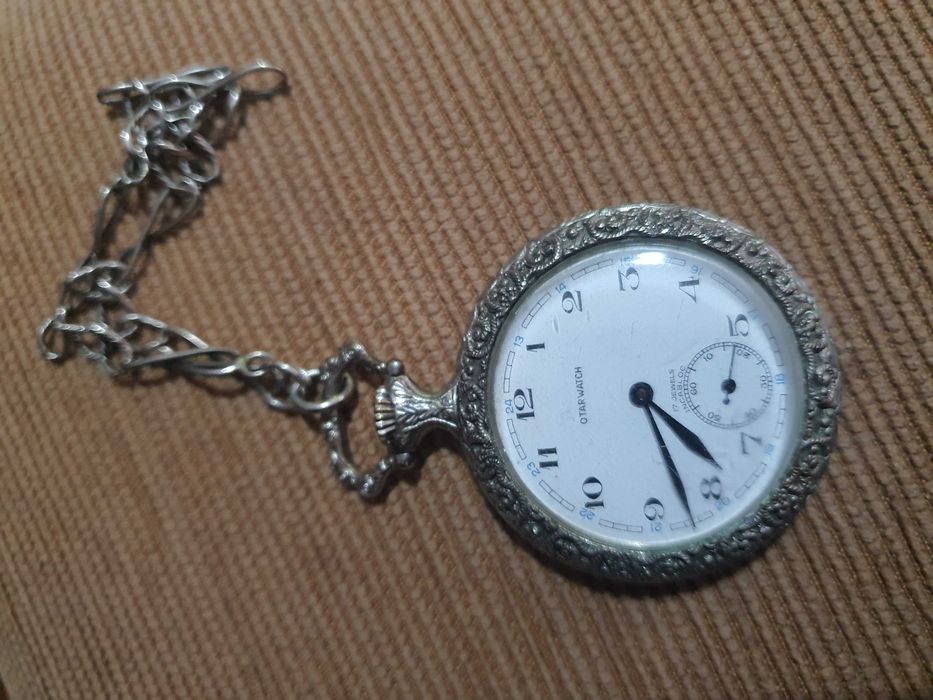 Relógio mecânico de bolso antigo Otarwatch lindo