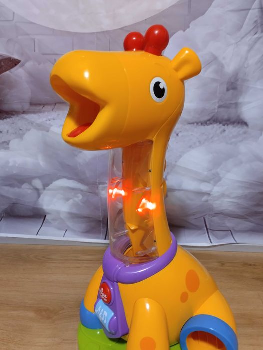 Zabawka edukacyjna Bright Starts Spin & Giggle Giraffe żyrafa fontanna