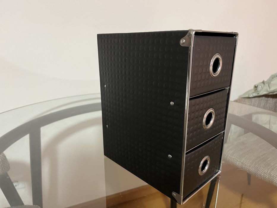 Caixa arquivo 3 gavetas