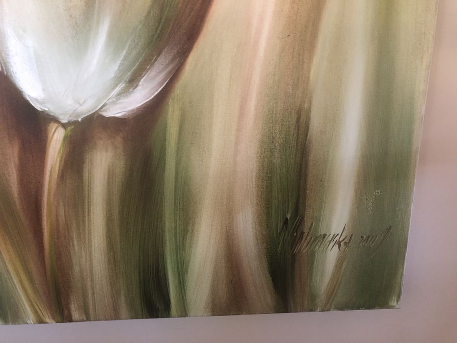 M. Bobrowska Tulipany olejny na płótnie