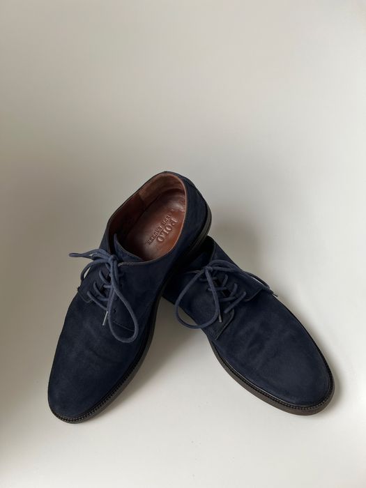 Polo Ralph Lauren buty męskie 44 skóra zamsz granat