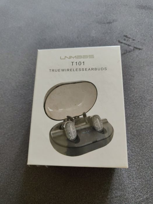 Słuchawki sportowe czarne T 101 True wireless arbuds