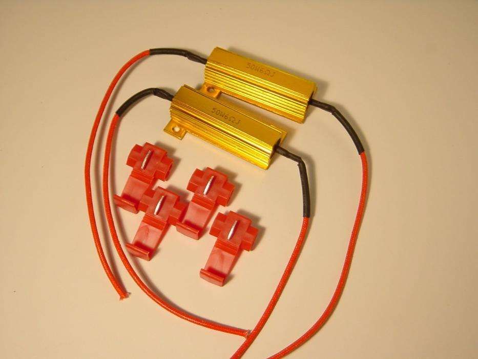 Resistências para piscas LED