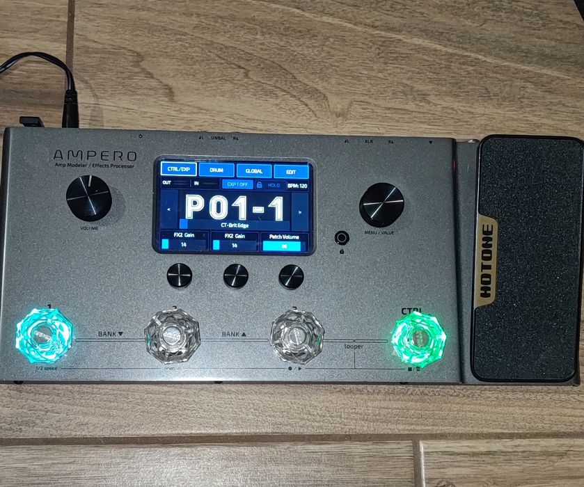 Hotone Ampero Silver Edition – Multiefekt i procesor gitarowy