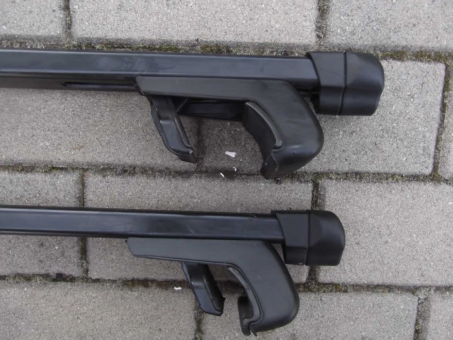 Bagażnik dachowy bazowy na relingi, grube relingi