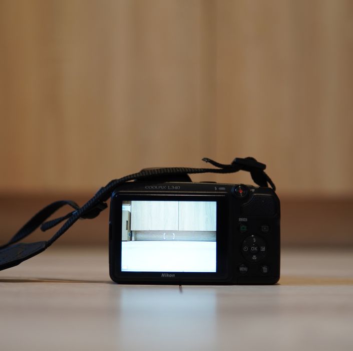 Nikon Coolpix L340 | Stan idealny, mało używany | Torba, karta 32GB, kabel