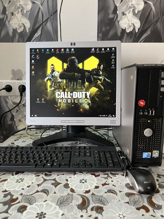 Компьютер Dell + ЖК-монитор 17 дюймов HP L1706