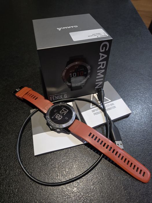 GARMIN FENIX 6 – srebrny