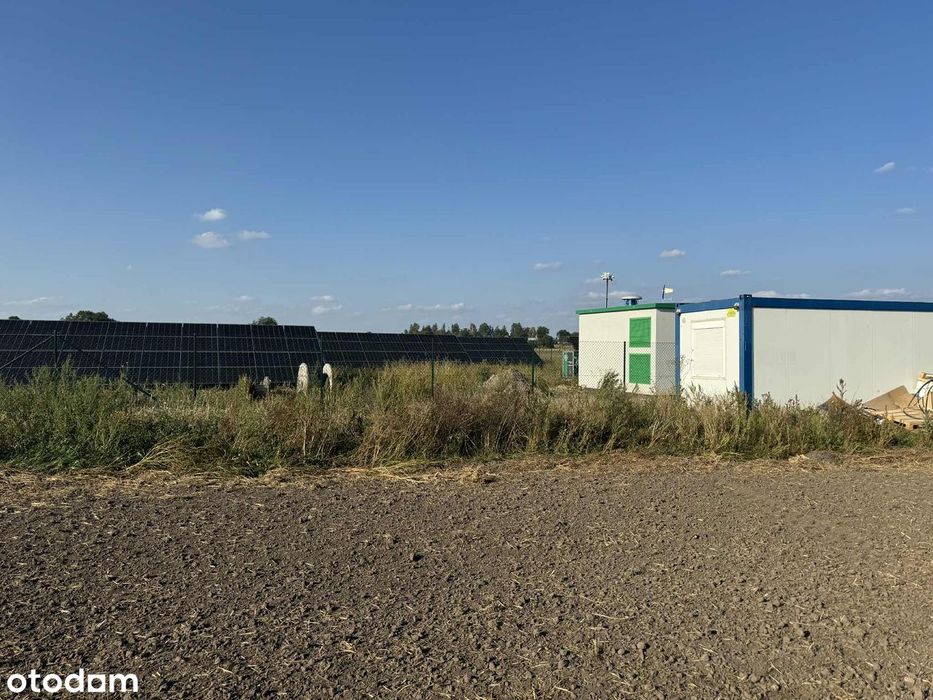 Działka inwestycyjna z farma fotowoltaincza