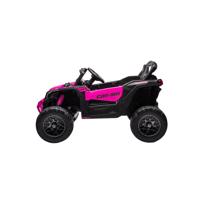 CAN-AM MAVERICK 4x4 24v Rosa c/ RODAS DE BORRACHA & ASSENTO EM PELE
