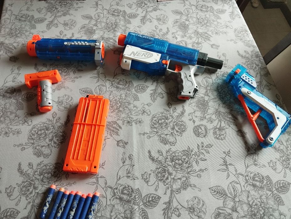 Nerf Retaliator N-Strike elite z magazynkiem możliwość modyfikacji