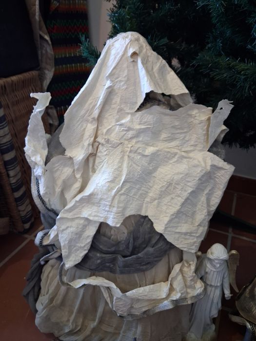 Presépio e árvore natal