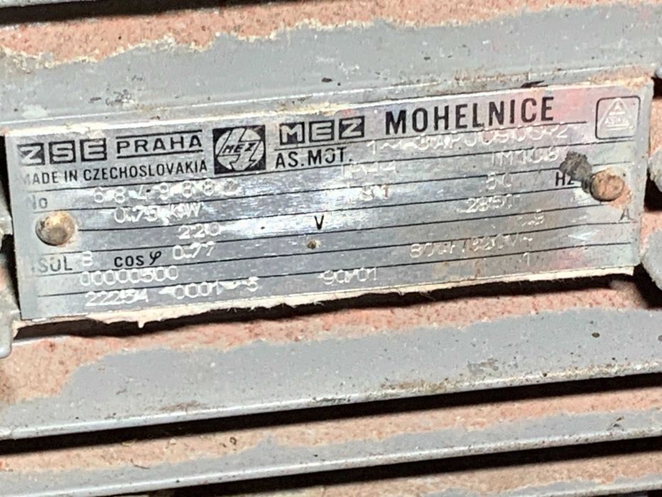 Silnik elektryczny szybkoobrotowy 0,75kw 230v 2280obr/min