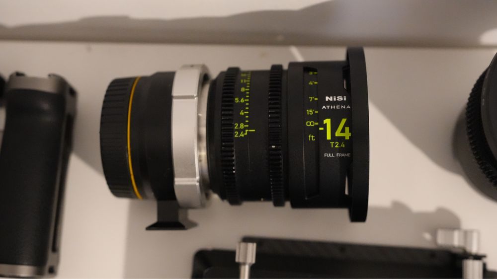 Nisi athena 14mm PL lente de cinema