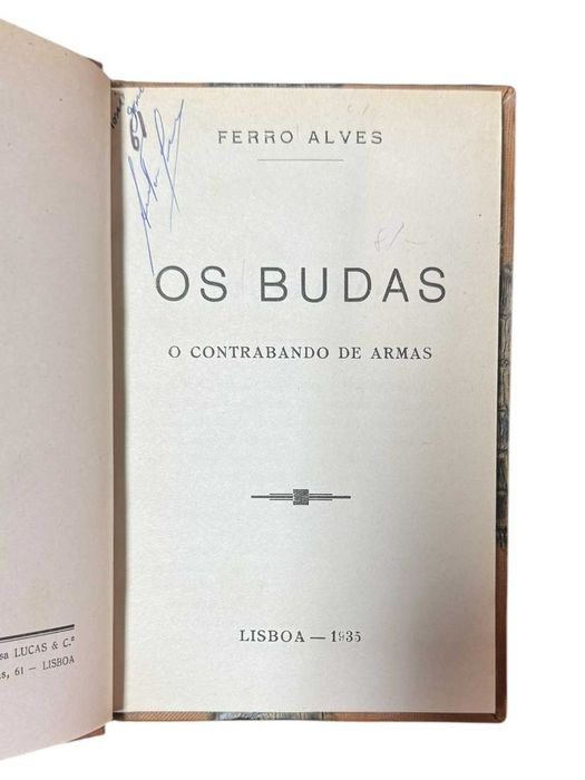 Livro: "Os Budas - O Contrabando de Armas"
