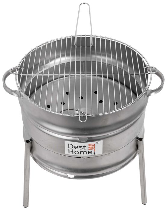 GRILL ogrodowy 2w1 PALENISKO ogród węgiel zestaw na lata