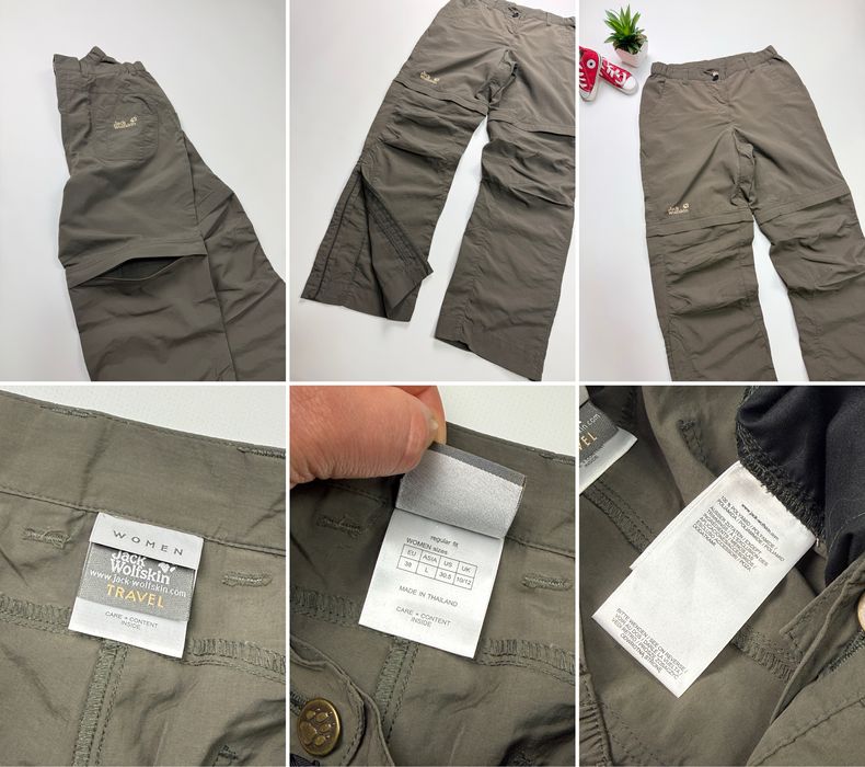 Штаны брюки трансформеры Jack Wolfskin Mammut Zip Off Pants size S, M