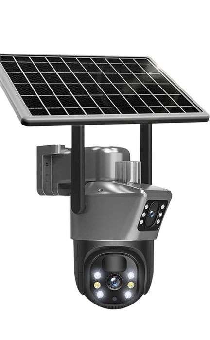 Камера 4G PTZ сім карта автономная поворотная солнечная v380 pro 8MP