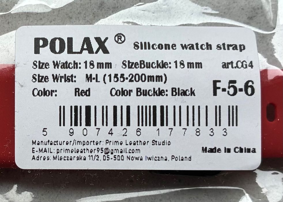 Pasek do zegarka Pasek do smartwatch 18mm, Uniwersalny